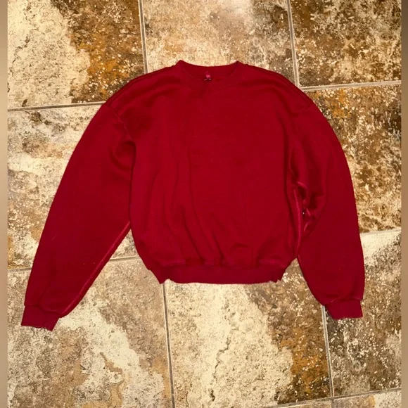 Skims Cotton Fleece Blend Classic Crewneck Sweatshirt & Sweatpants Set - Picture 2 of 9